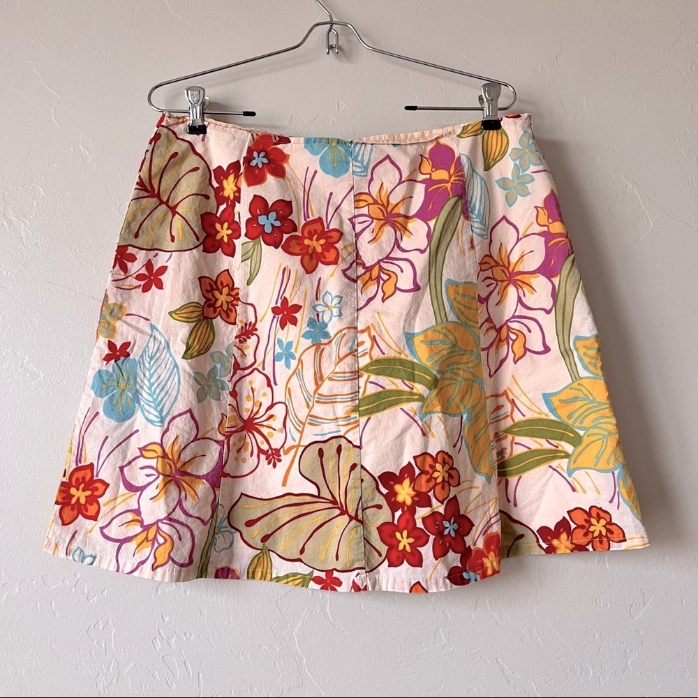 Izod Floral Print Flowy Skirt Size 12P